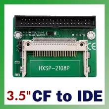 3.5 дюймов 40-контактный CF для IDE Compact Flash Card адаптер Загрузочный 3." HDD жесткий диск конвертер адаптер мужчин разъем