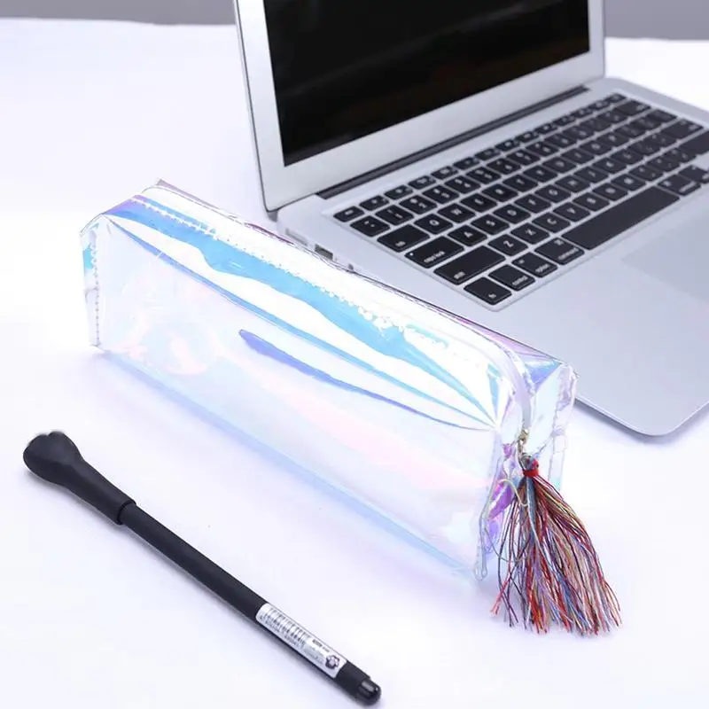 

2019 New Creative Large Capacity Cool Laser Pencil Case Stationery Gift School Cute Pencil Box Pencilcase School Supplies