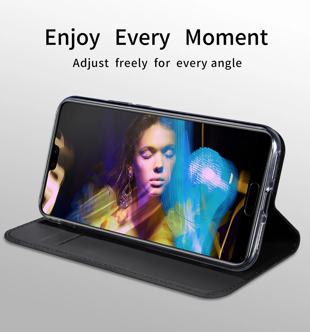 Для Huawei Honor 20 Pro P30 lite Mate PU Тонкий флип кожаный мягкий ТПУ чехол кошелек Подставка