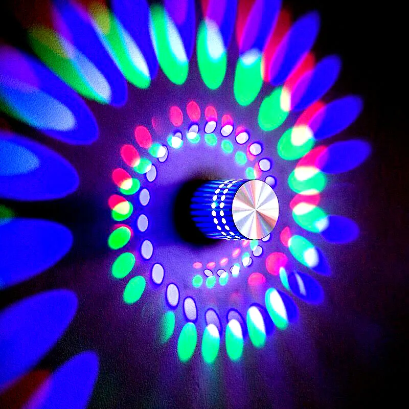 Настенный светильник светодиодный Rgb 3 Вт|Комнатные настенные LED -лампы| |