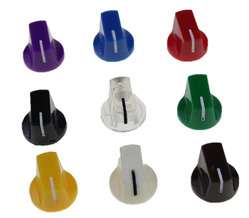 

High quality effect device,1PCS knob, plastic knob, potentiometer, knob, color selectable.