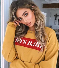 S-XL women o neck long sleeve short tops blouse letter print pure color brand top blouse autumn winter casual leisure blouse blouse 0800500 49