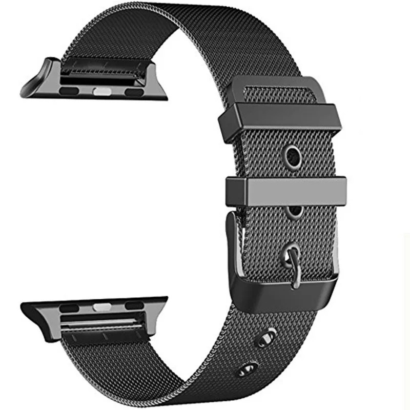 ASHEI ремешки для Apple Watch группа 42 мм сетки Milanese Loop 38 мм ремешок Нержавеющая сталь петля для iwatch серии 3 серии 2/1