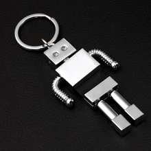 10 шт./партия вращающийся робот-брелок милый брелок для ключей 3D брелок для ключей держатель ключей portachiavi llaveros hombre сумка Шарм