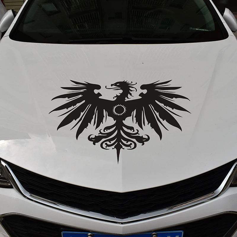 

Fashion Phoenix totem design car hood window decor stickers and decals,reflective car styling vinyl decal for ford focus /suzuki