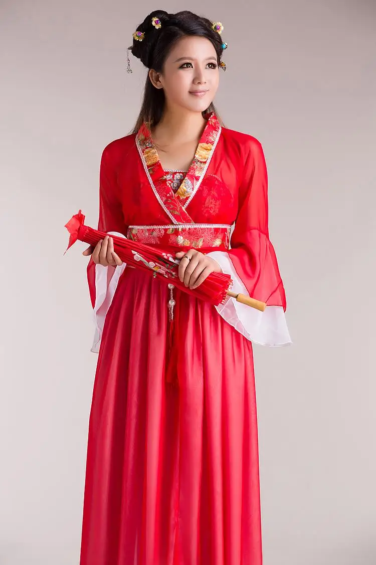 Традиционный Древний китайский костюм Китайская одежда ханьфу женская одежда Hanfu леди фея великолепный костюм принцессы сценическое платье TL448