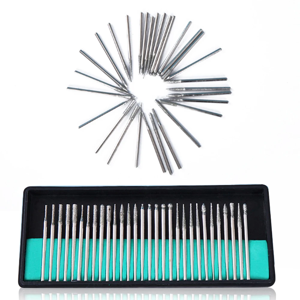 

30PCS Nail Drill Bit Set for Electric Manicure Machine Nail Pedicure Alloy Cutters Nail Art Manicure Apparatus Milling Cutter