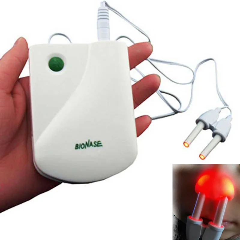

BioNase Nose Rhinitis Sinusitis Cure Therapy Massage Hay fever Low Frequency Pulse Laser Nose Health Care Cleaning Machine