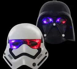 Led Звездные войны Дарт Вейдер полный уход за кожей лица маска Делюкс Хэллоуин маска Дарт Вейдер маски для костюмированной вечеринки