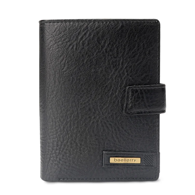 Мужские кошельки кожа гарантия качества кожаный кошелек с карманом для монет Черный brwon кошелек сумка на молнии многофункциональная цена
