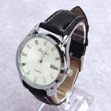 Men s Luxury Sport Analog Quartz Stainless Leather Watches Wrist Watch Gift C