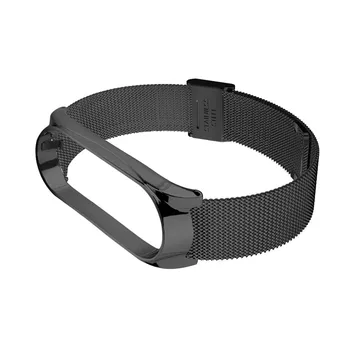 

Wrist Strap Stainless Steel Bracelet Belt Wristband Loop for Xiaomi Mi Band 3 8899
