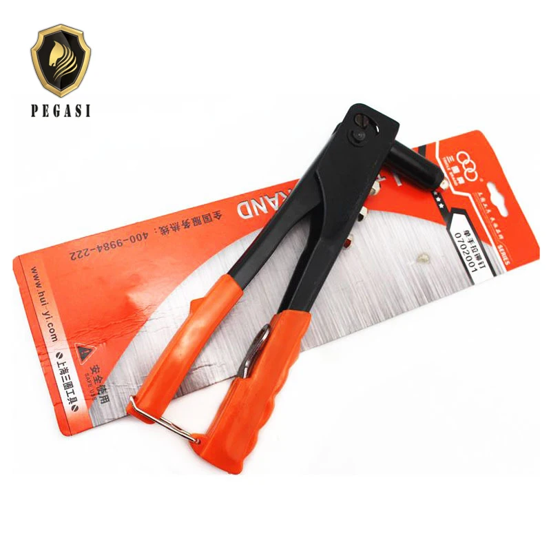 

FGHGF 1Pcs 10" High Quality Pop Riveter nail Gun Kit Blind Rivet drill Hand Tool Set Gutter Repair Heavy Duty Rivet Rasp Dremel
