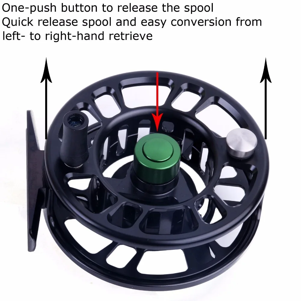 Maxcatch NZ 5/6 Weight Fly Fishing Reel CNC Machine Cut Large Arbor