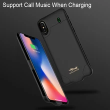 4000/6000 мАч чехол для аккумулятора телефона для IPhone X Внешний Аккумулятор Чехол для зарядного устройства для IPhone X чехол для аккумулятора