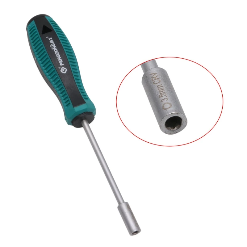 Металлический торцевой ключ отвертка шестигранная гайка ключ Nutdriver ручной инструмент 3 мм-14 мм - Цвет: 3.5mm