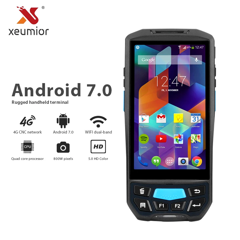 

Android Data Collector PDA 1D 2D NFC Reader Wireless Bluetooth Wifi UHF RFID Handheld Computer Terminal Android Barcode Scanner