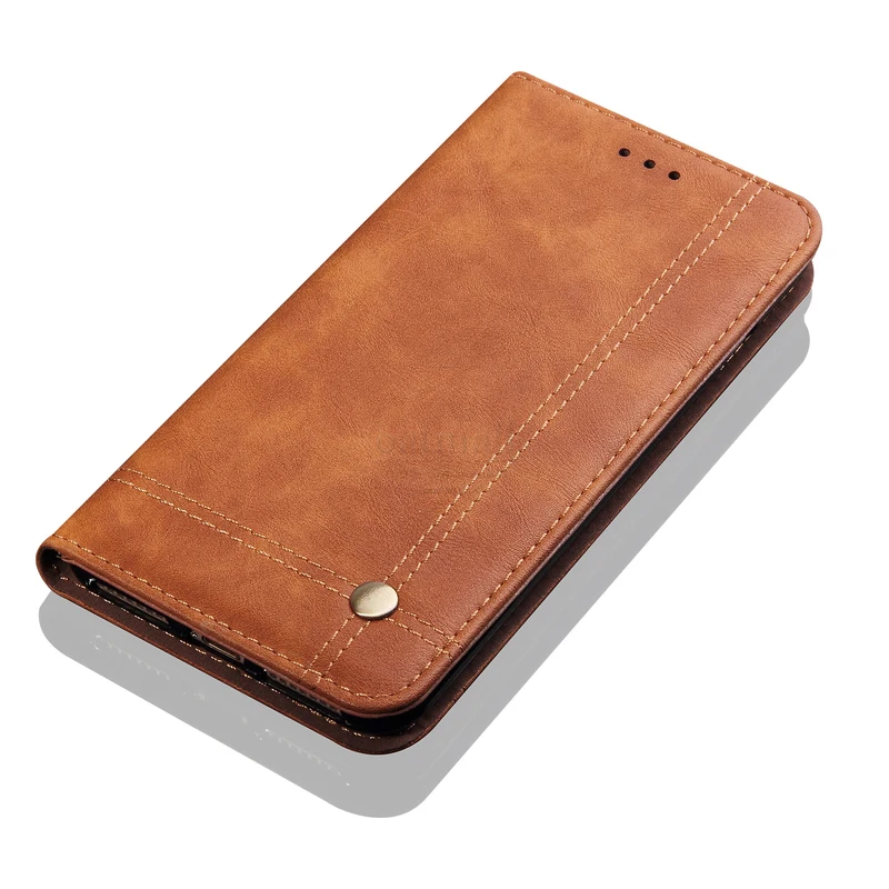 Винтажный кожаный чехол-книжка для XiaoMi RedMI 6A Note 6 Pro, Роскошный кошелек с отделением для карт и подставкой, Магнитный чехол-книжка, повседневный чехол для телефона