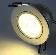 3W/4W/5W/7W/9W/12W LED Ceiling Light Fixture Spotlight Recessed Lamp Bedroom Vestibule Canteen Silver Shell