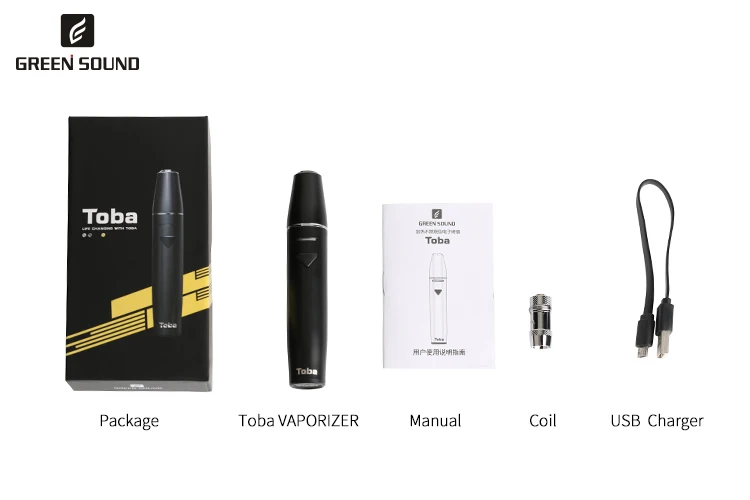  GreenSound TOBA ICOS Electronic cigarette vaporizer kit 1500mah vaper cigarettes icos vape pen for 