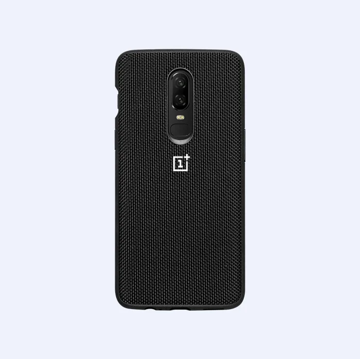 Чехол для oneplus 6T песчаник черное стекло Карбон нейлоновый бампер для oneplus 6T Six oneplus 6T One plus 6T OP6T чехол - Цвет: Nylon Bumper