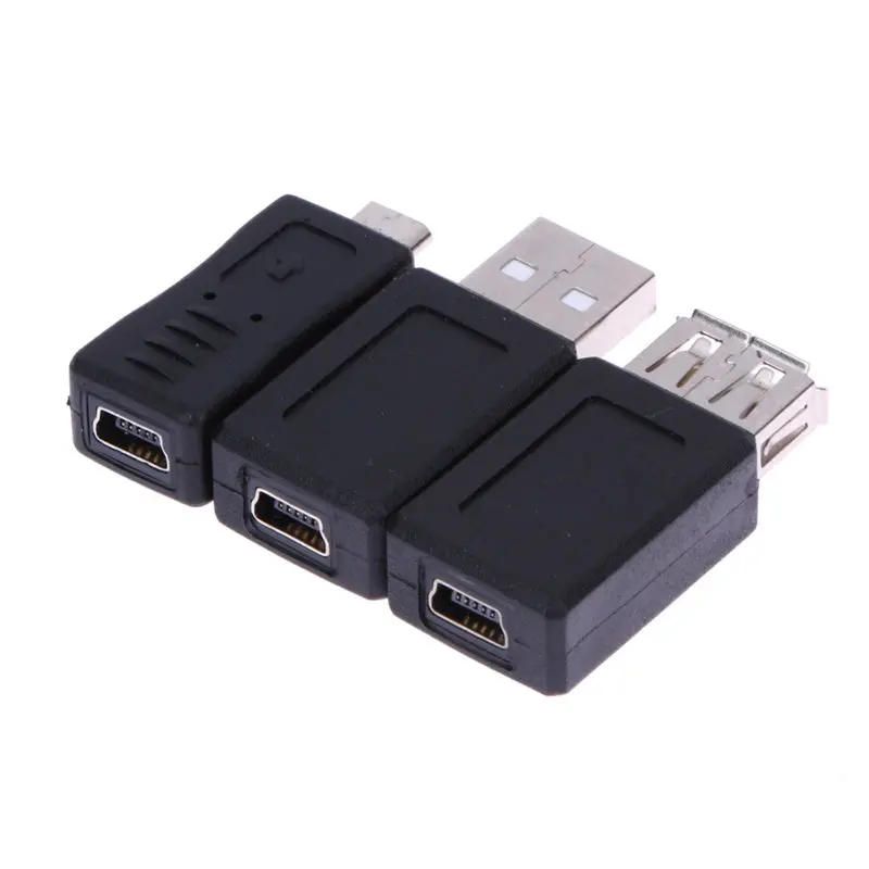 Высокое качество 10 шт. OTG 5pin F/M мини USB микро адаптер конвертер USB мужчин и женщин Micro USB адаптер гаджеты