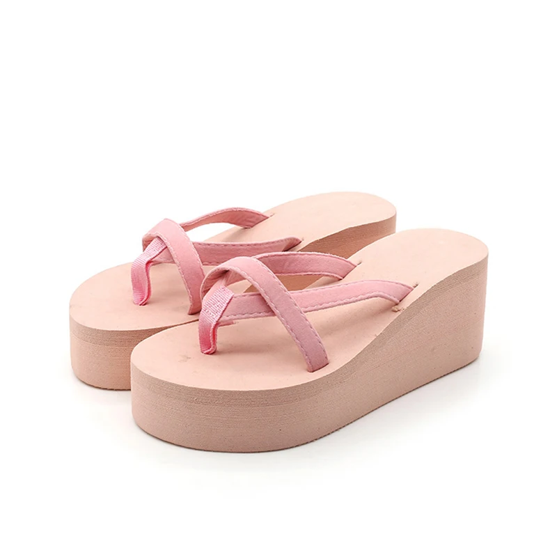 LITTHING النساء الصنادل كعب Zapatillas Torridity أحذية الأزياء Straped النعال الشاطئ يتخبط الصلبة الشرائح