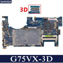 Kefu G75VX материнская плата для ноутбука ASUS G75VX G75VW G75V G75 Тесты оригинальная материнская плата 3D