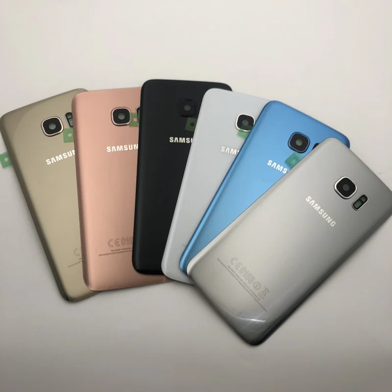 S7+ батарея задняя крышка стеклянная дверь корпус+ ЖК передний сенсорный экран Стекло Внешний объектив для samsung Galaxy S7 Edge G935 G935F G935FD