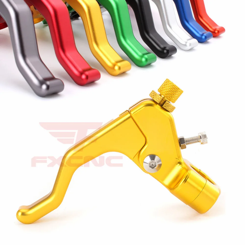 7/8" CNC Motorcycle Dirt Pit Bike Stunt Clutch Lever Cable Perch for Suzuki RM85 DR250R RMZ250 RMZ450 DRZ400SM RM250 RM125