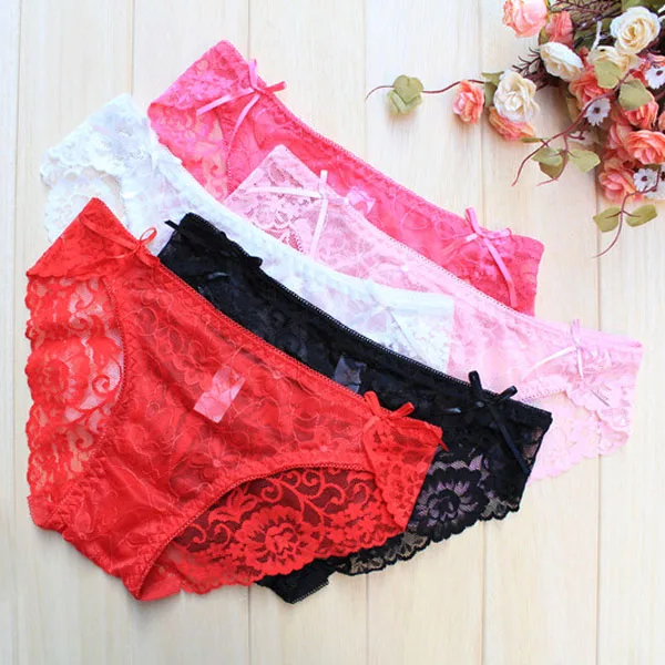 

Women's Bikini Lingerie Underwear Lace Panties Briefs Knickers