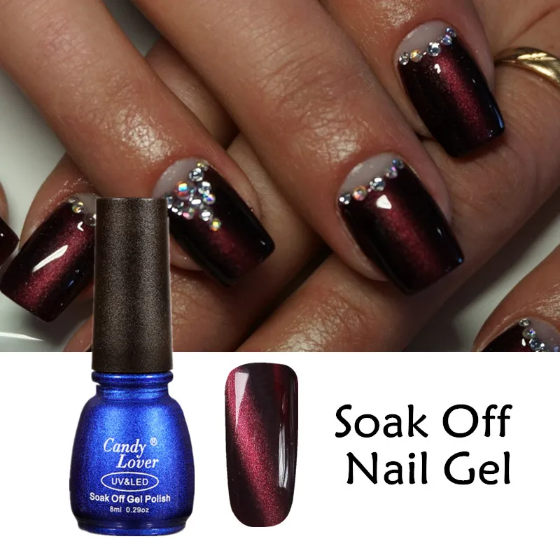 

Candy Lover Cat Eyes Gel Nail Polish LED UV Soak Off Gel Lacquer 84 Colors For Choice Hot Sale Color UV Gel 8ml / piece