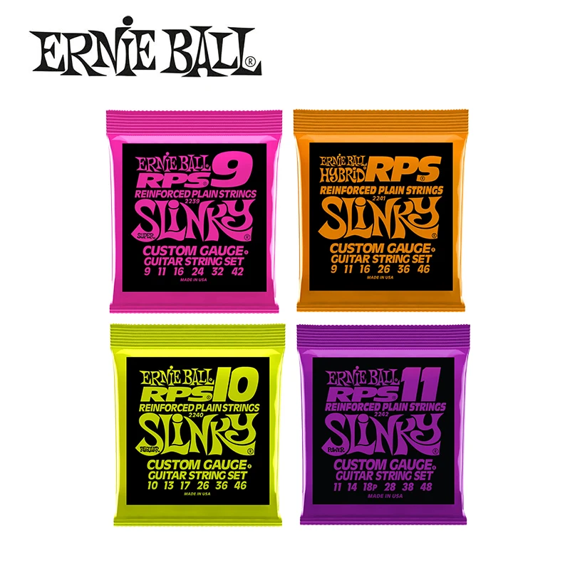 

Original Ernie Ball Slinky RPS Nickel Wound Set Electric Guitar Strings 1 Set of String 2239 2240 2241 2242