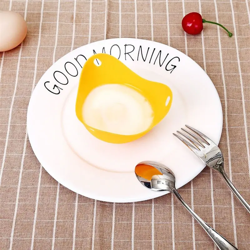 QueenTime силиконовая яйцеварка Браконьер Кухня Яйца Паровая чашка Мини пищевой контейнер термостойкие яйцо чаша котел для завтрака