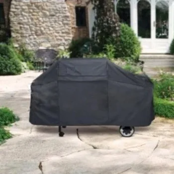 

Black Waterproof BBQ Cover Barbecue Grill Protector Anti Dust Ultraviolet For Gas Charcoal Barbeque Grill Cover Tools