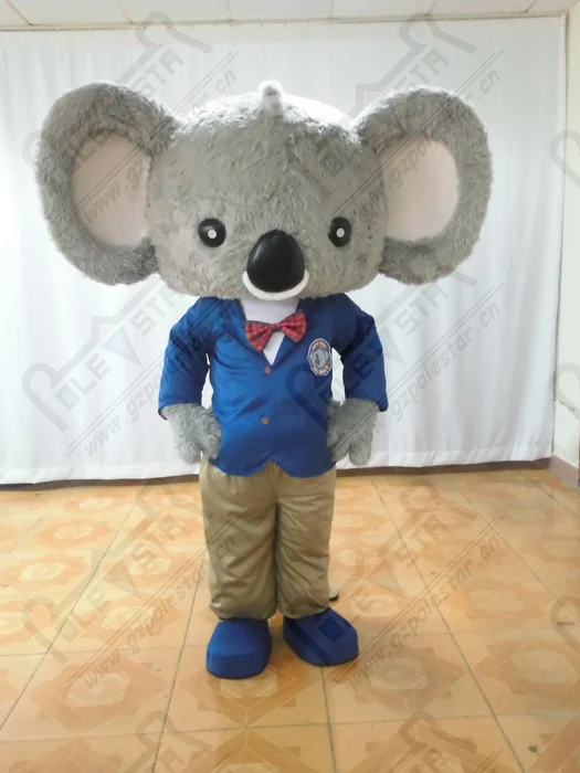 Серая мышь koala талисмана качество Дети Коала костюмы | Тематическая одежда и