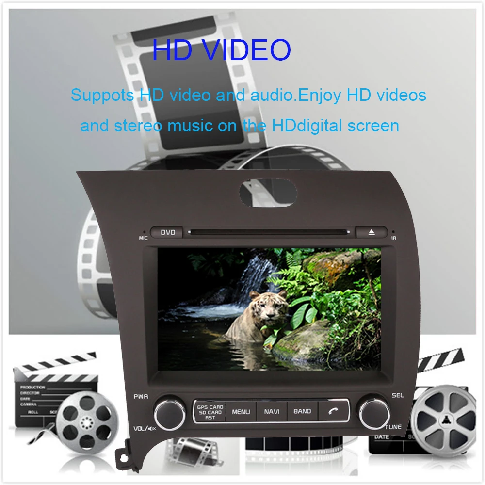 Android 9,0 автомобильный DVD gps для кіа CERATO K3 Форте 2013- головное устройство Радио Видео плеер 3/4G 1024*600 автомобильный стерео Экран радио