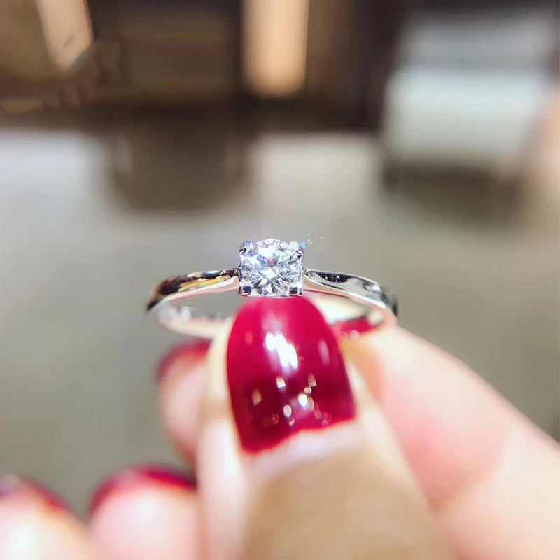 ANI 18K Белое/желтое/розовое золото (AU750) Женское Обручальное кольцо 0 3 CT