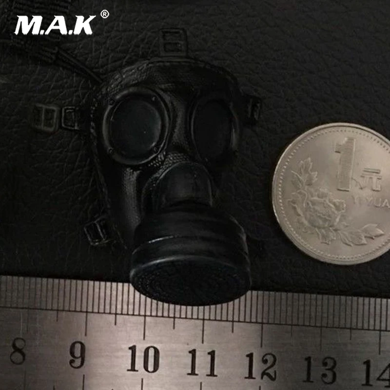 

1/6 World War II Pig Nose Black Color Gas Mask for 12''Male & Female Head Model