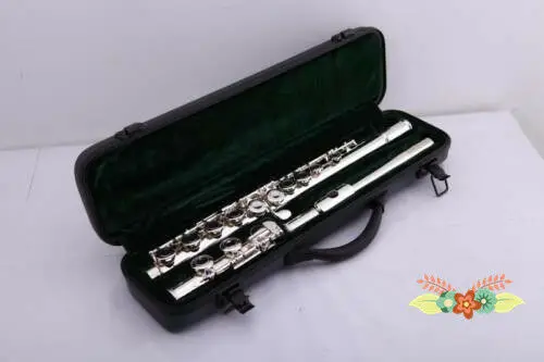 

BRAND NEW SILVER BAND C key FLUTE W/CASE.APPROVED