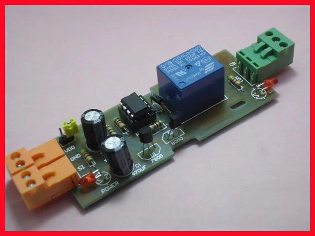 

5-12V key pulse relay module single bistable switch click open by now