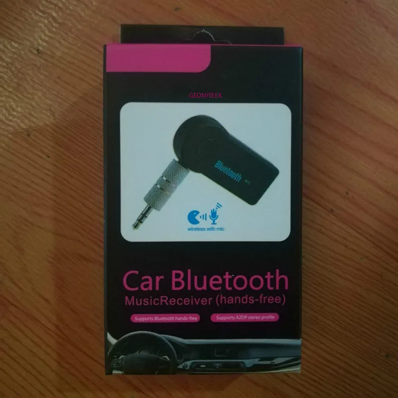 Bluetooth приемник 3,5 мм авто AUX Bluetooth V4.1 A2DP функция аудио адаптер музыкальный комплект приемник для динамика автомобильные наушники ПК - Цвет: With Retail Box