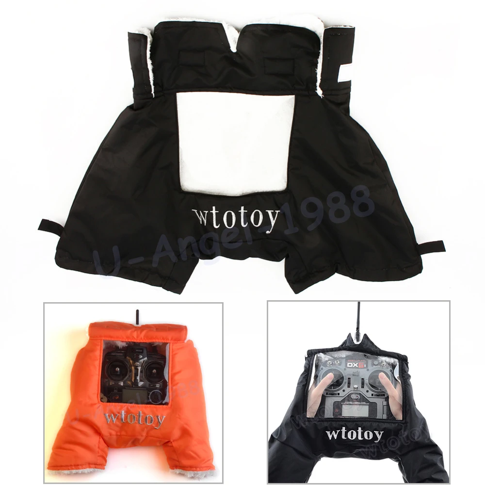 Comprar 1 ppiezas s guantes calientes de invierno protector de aire frío capucha guantes calentadores de mano antiviento protección al aire libre para RC transmisor