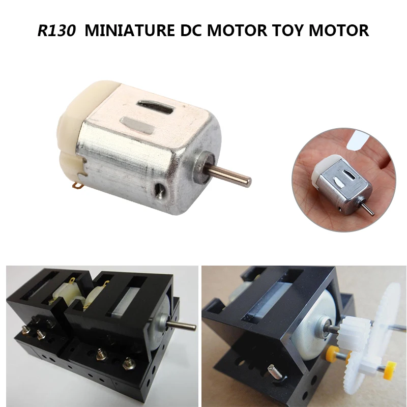 

Motor Electrical Machine Engine R130 Strong Magnetic Micro Stainless Steel DIY Model Boat Drone Mini Motors Quadcopter Cw
