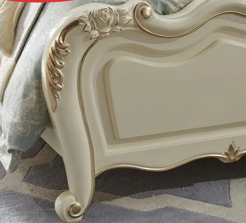 European style Foshan high quality antique royal european style bed furniture