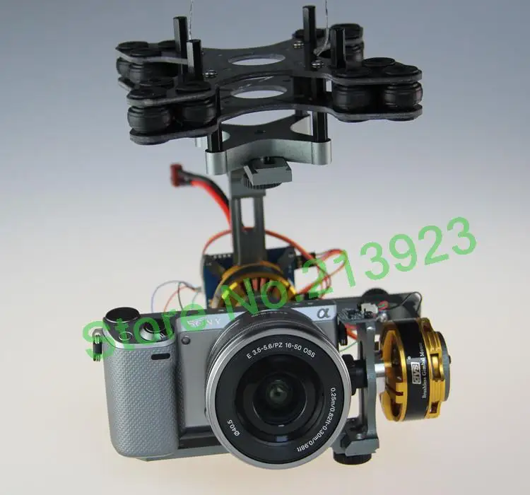 DYS Brushless 2 Axis Gimbal Kit + 4108 Brushless Motor + Controller For