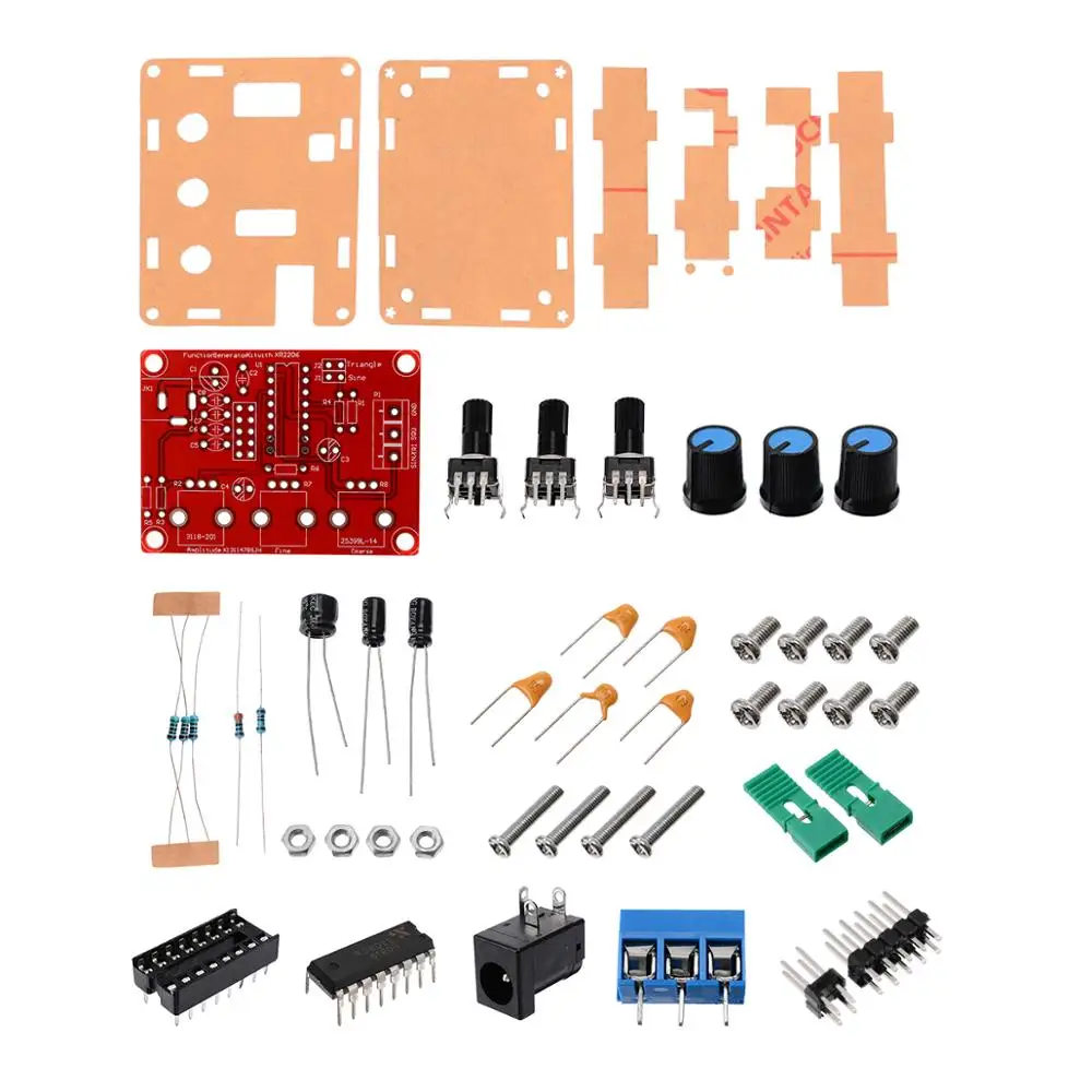 XR2206 Высокая точность генератор сигналов Комплектующие для самостоятельной сборки с оболочкой генераторная установка синусоидальный/Треугольники/прямоугольная волна 1Hz-1 МГц Частота