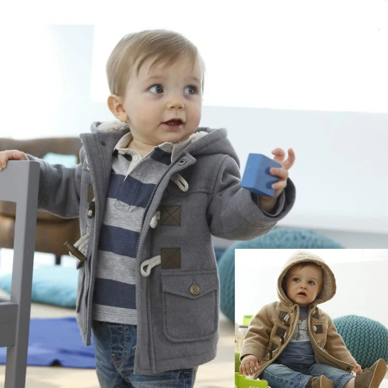 Toddler Infant Girl Outerwear spring winter Button Coat Cotton Jacket Clothes