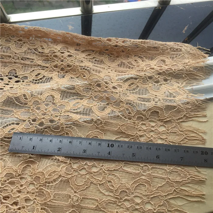 

Tissus Au Metre African Fabric Free Shipping 2019 New Free Customized Hollow Embroidery Eyelash Exported To Europe And America