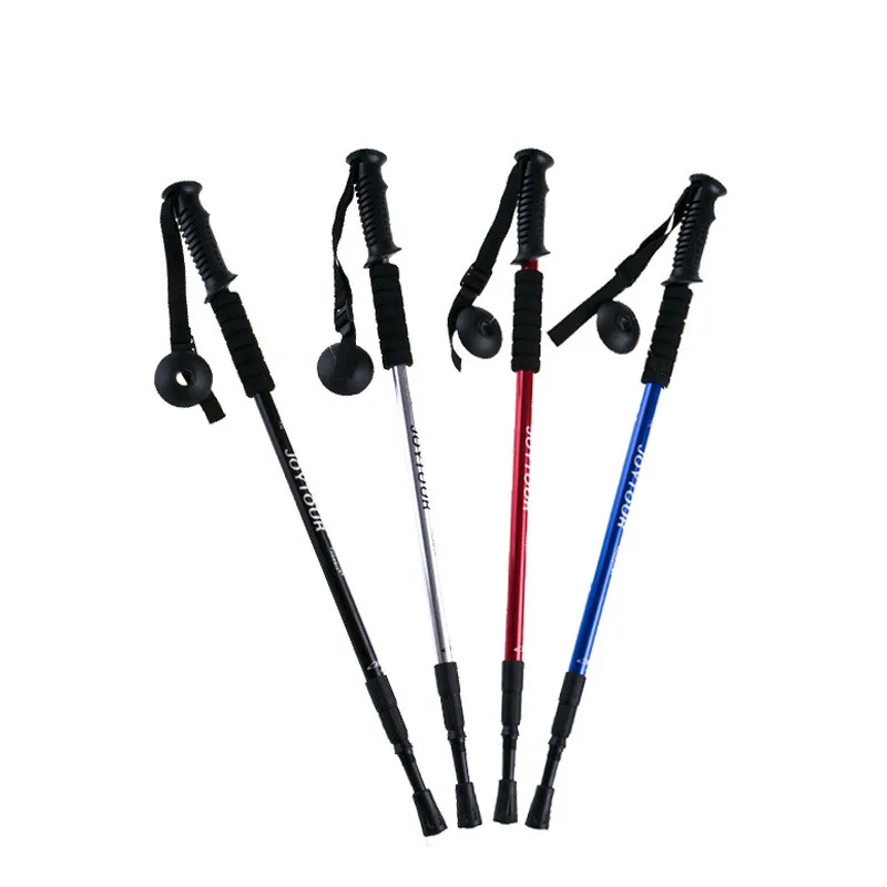 

8 color Adjustable AntiShock Trekking Hiking Walking Stick Pole 3-section 65cm-135cm/ 26 " to 53 " with Dropshipping 1pc
